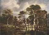 Jacob Van Ruisdael Famous Paintings - The Hunt